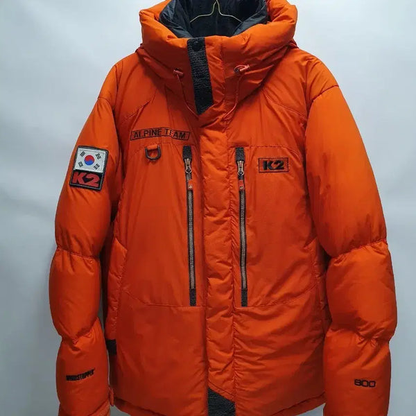 [BUNJANG] K2 Cobalt Down Jacket Orange Size 100 / K2 코볼트 패딩 800 대장 다운 자켓 오렌지 100