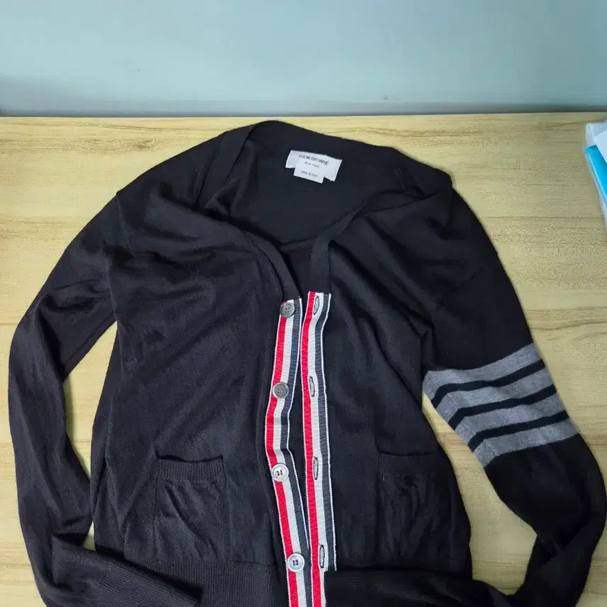 [BUNJANG] Thom Browne Black Wool Cardigan (Women's) / [정품]  톰브라운 블랙 울 가디건(여성)