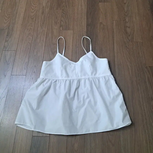 [BUNJANG] White Bustier Top / 화이트 뷔스티에
