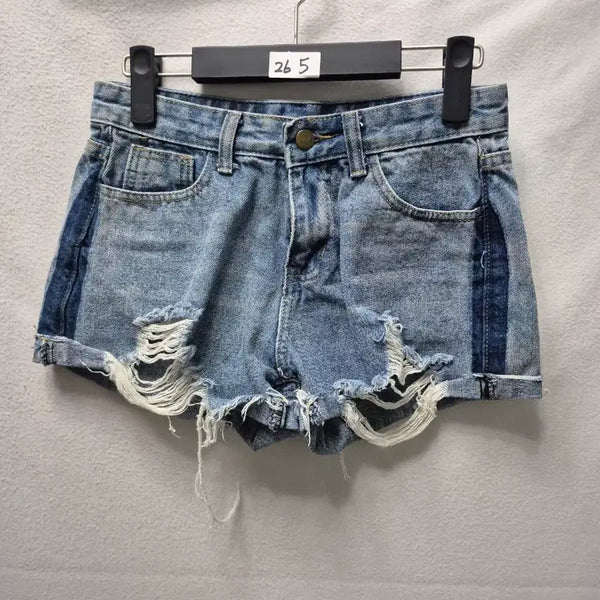 [BUNJANG] Distressed Denim Hot Shorts (Size 26) / 청바지 숏 팬츠 찢어진 디스트로이드 핫팬츠 26개당