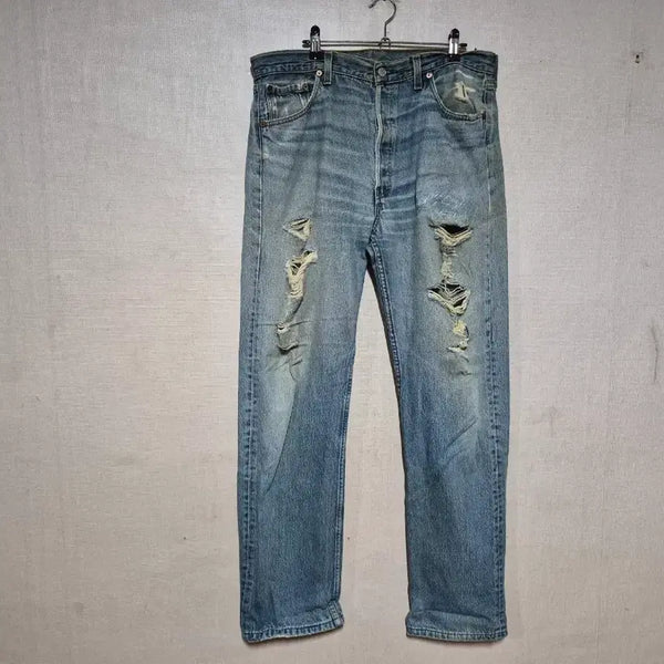 [BUNJANG] Levi's 501 Vintage Denim Jeans / 90년대 레트로 리바이스 501 (36)