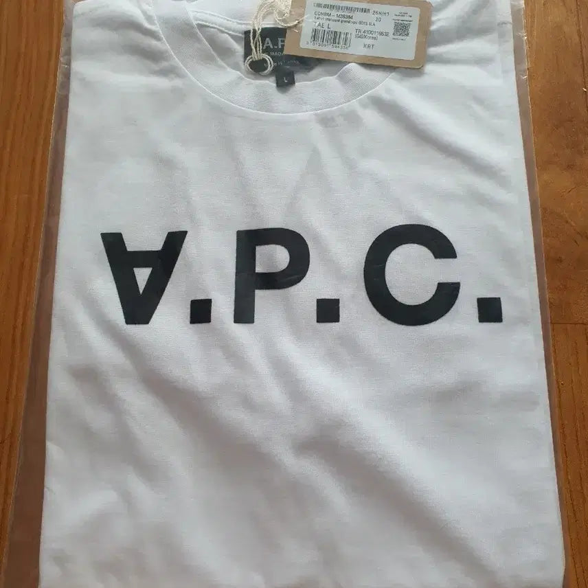 [BUNJANG] A.P.C. Logo T-Shirt White L / A.P.C. 로고 반팔티 화이트L