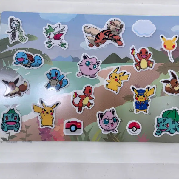 [BUNJANG] Official Pokémon Reusable Stickers / 리유저블 포켓몬 정품 스티커