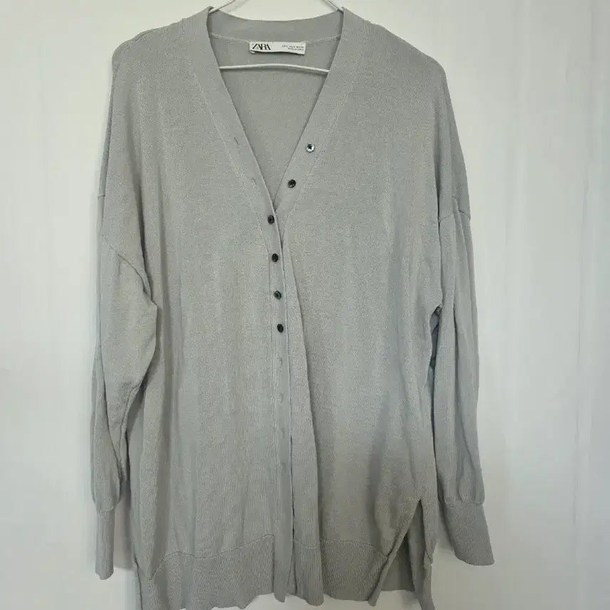 [BUNJANG] Zara Oversized Grey Cardigan / 자라 가디건 그레이 봉5