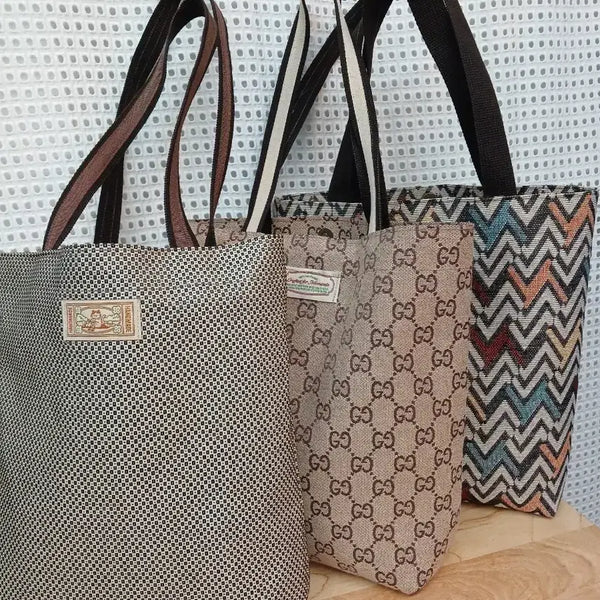[BUNJANG] Handmade Eco Bag Set / 핸드메이드 에코백 3종
