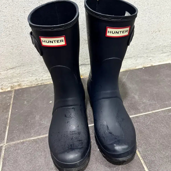 [BUNJANG] Hunter Mid Rain Boots / 헌터 미들 레인부츠