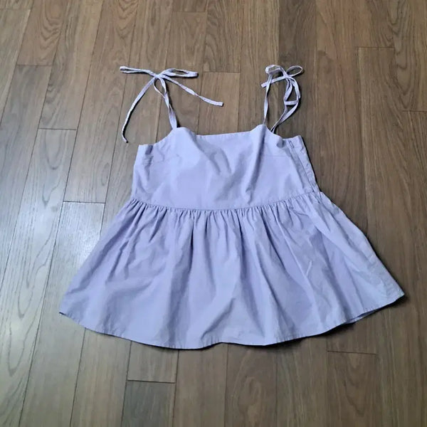 [BUNJANG] Lavender Bustier Vest / 연보라 뷔스티에