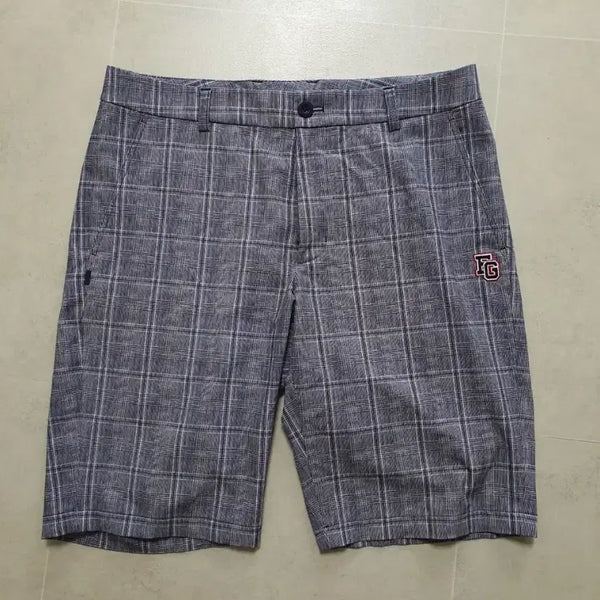 [BUNJANG] Phantom Golf Wear Checkered Pattern Golf Shorts (Size 33) / 팬텀(33) 골프웨어  골프 반바지