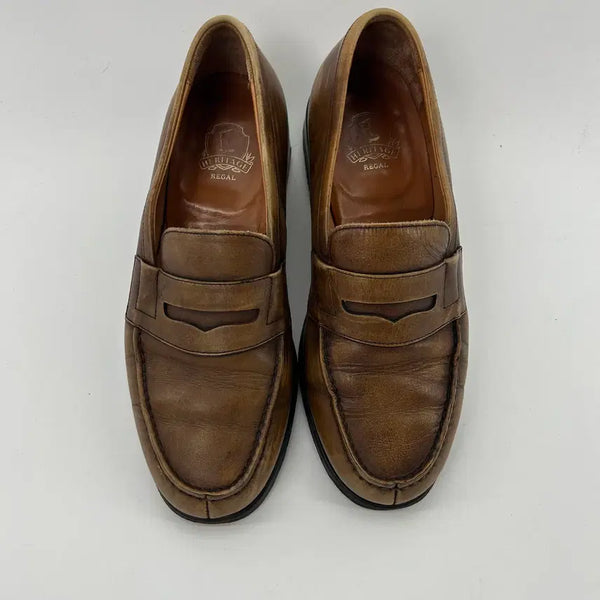 [BUNJANG] Heritage Brown Leather Penny Loafers / [HERITAGE 금강 헤리티지 브라운 레더 페니로퍼