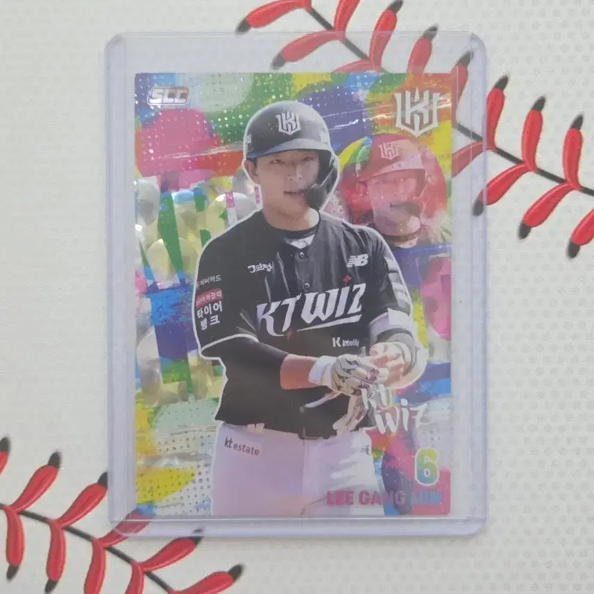 [BUNJANG] 2026 SCC KBO KT Wiz Lee Kang-min Holo Parallel Card / 2026 SCC KBO KT 이강민 홀로 페러렐 카드 판매합니다