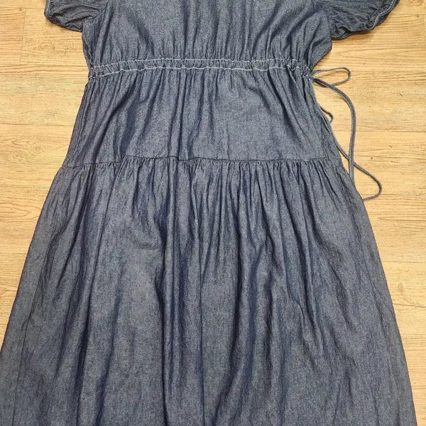 [BUNJANG] Denim Long Dress / 청 데님 원피스
