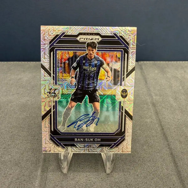 [BUNJANG] 2023 Panini K League Prism Ohbanseok Limited Edition Autograph Card / 2023 K리그 프리즘 인천 오반석 25한정 모조 오토 카드