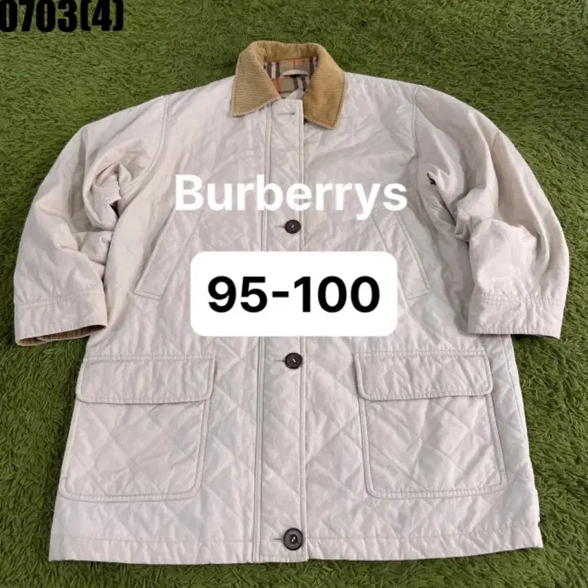 [BUNJANG] Burberry Ivory Jumper / [95-100] 버버리 | 아이보리 점퍼 만원 빈티지 0703