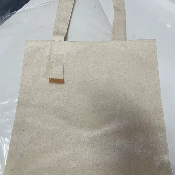 [BUNJANG] Fresh Canvas Tote Bag (Beige/Brown) / 프레쉬 캔버스 토트백 (새상품)