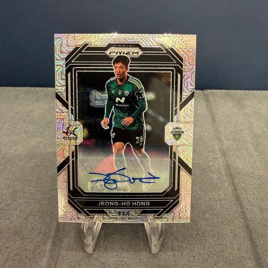 [BUNJANG] 2023 K League Prism Hong Jeong-ho 25-Limited Autograph Card / 2023 K리그 프리즘 홍정호 25한정 모조 오토 카드