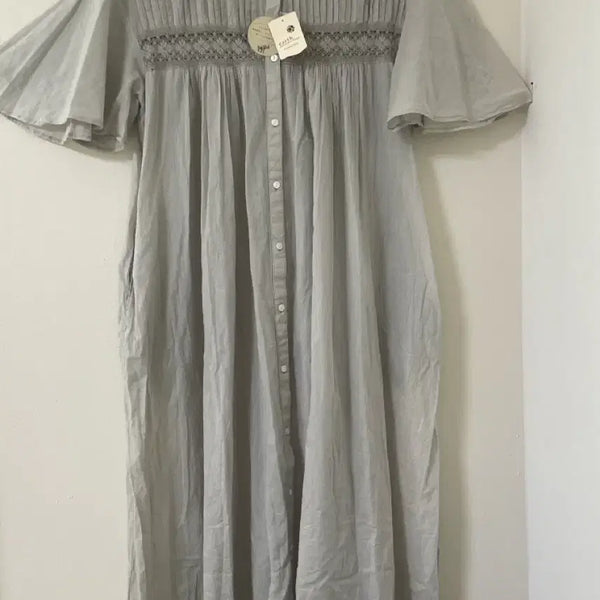 [BUNJANG] Earth Music & Ecology Premium Label Cotton Dress / 텍있는새상품)일본 얼스뮤직~프리미엄라벨 아사면원피스