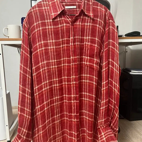 [BUNJANG] Our Legacy Borrowed Shirt Red Check / 아워레가시 버로우드