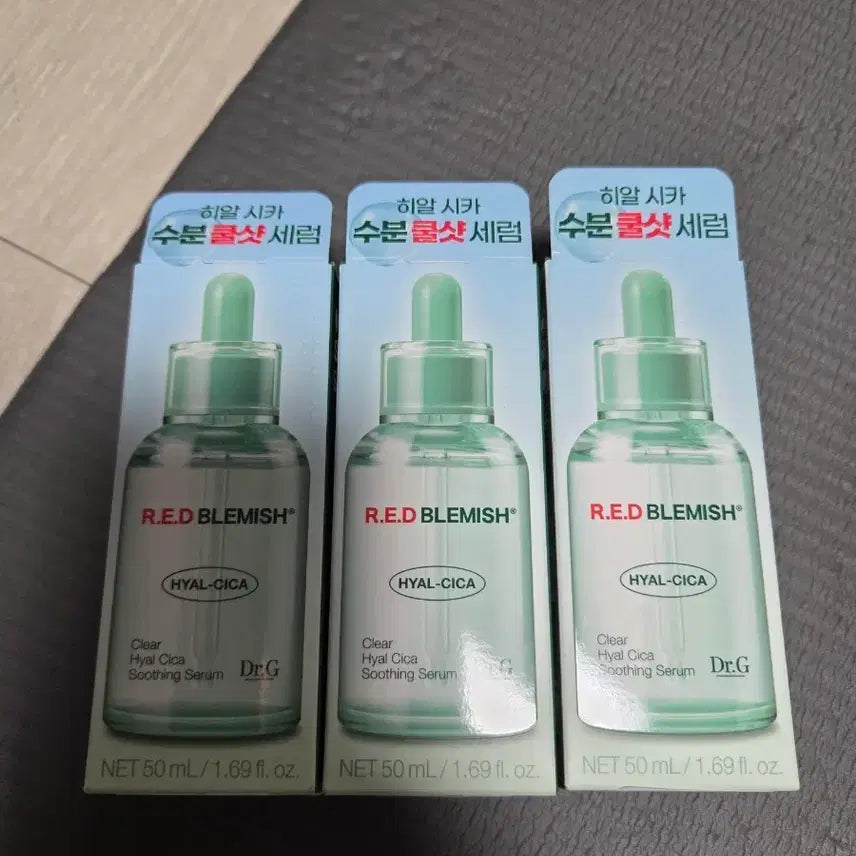 [BUNJANG] Dr.G Red Blemish Hyal Cica Hydrating Cool Shot Serum 50ml / 닥터지 레드 블레미쉬 하이알 시카 수분 쿨샷 세럼 50ml