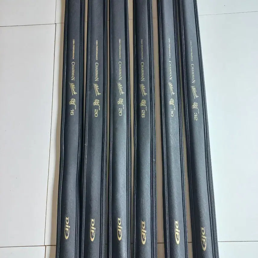 [BUNJANG] Chairman Black Fishing Rod Set (6 Rods) / 낚시대 체어맨 블랙 새제품  6대 일괄 팝니다