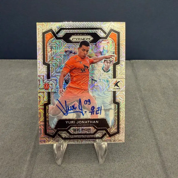 [BUNJANG] 2024 Panini K League Prism Jeju United Yuri Jonathan 25ct Auto Card / 2024 K리그 프리즘 제주 유리 조나탄 25한정 모조 오토 카드