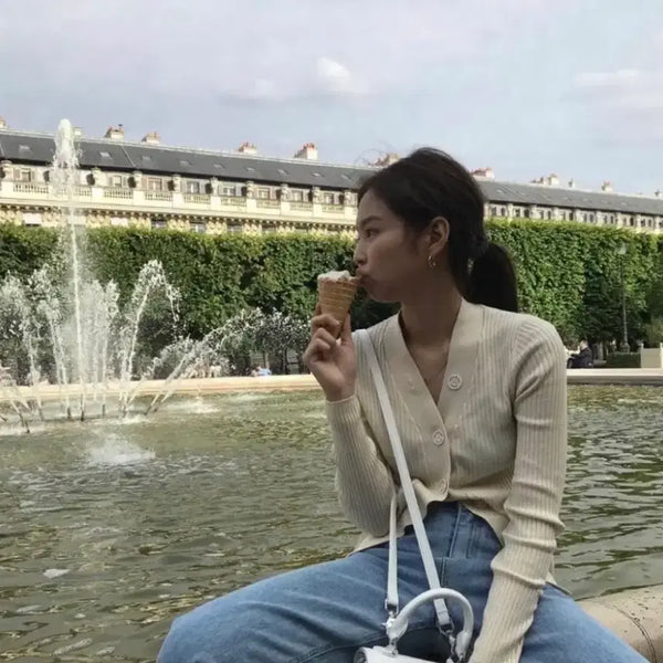 [BUNJANG] Sandro Cardigan Beige / 산드로 가디건