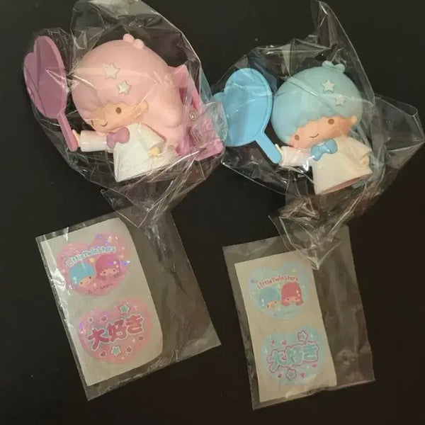 [BUNJANG] Sanrio Enjoy Idol Secret Clip Kiki & Lala Uchiwa Little Twin Stars / 산리오 엔조이 아이돌 시크릿 클립 키키라라 우치와 리틀트윈스타