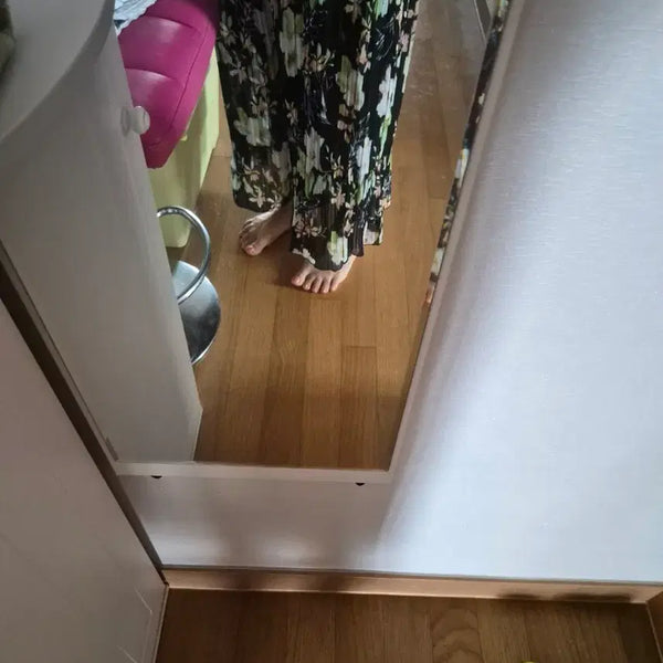 [BUNJANG] Floral Pattern Long Wide Pleated Pants / 플로럴 패턴 롱 와이드플리츠 바지