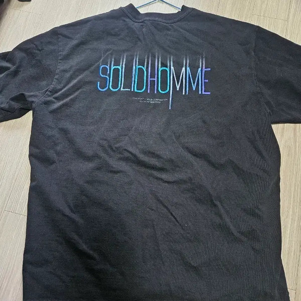 [BUNJANG] Solid Homme Back Logo T-Shirt / 솔리드 옴므 반팔  백 로고 110  50 사이즈