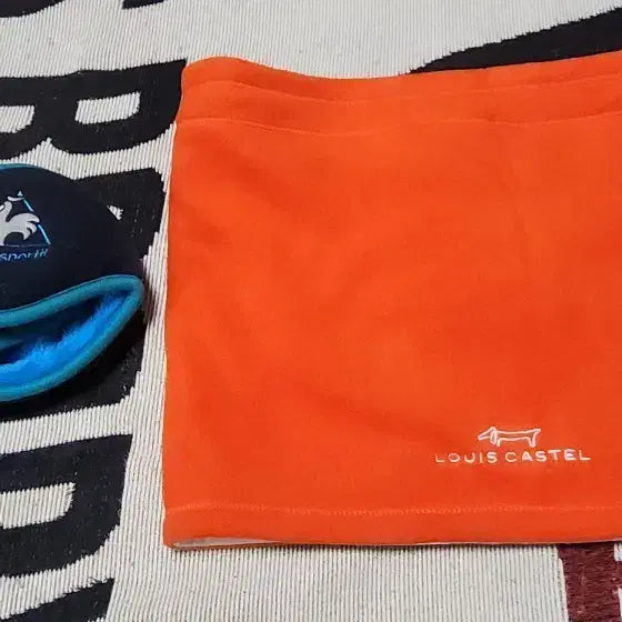 [BUNJANG] Louis Castel & Le Coq Sportif Fleece Neck Warmer & Earmuffs Set / 넥워머 방한