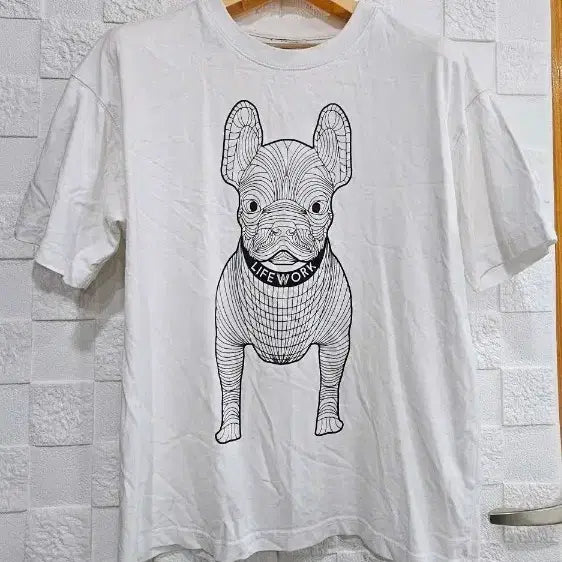[BUNJANG] Lifework Short-Sleeve T-Shirt White XS / (P)라이프워크 반팔티 화이트 XS