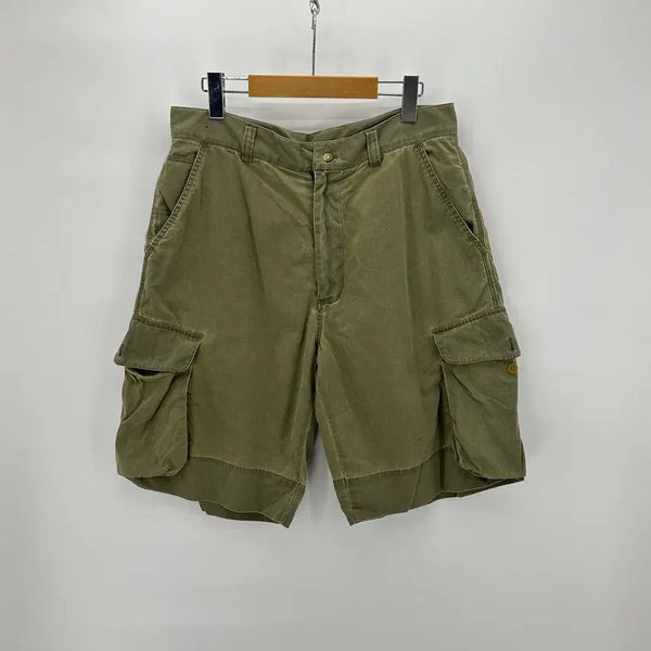 [BUNJANG] Nautica Military Wash Cargo Half Pants Khaki / [NAUTICA] 노티카 밀리터리 워싱 카고 하프팬츠