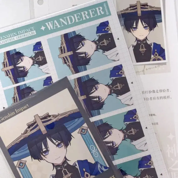 [BUNJANG] Genshin Impact Wanderer Proof Photo Profile Set / 원신 방랑자 증명사진 프로필 세트