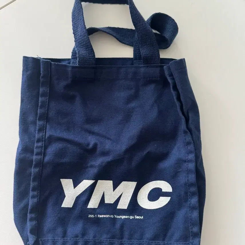 [BUNJANG] YMC Navy Canvas Tote Bag / YMC 네이비 토트백