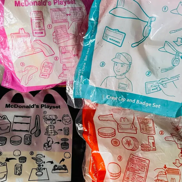 [BUNJANG] McDonald's Happy Meal Play Set Bundle / 해피밀 플레이 맥도날드 4개 일괄