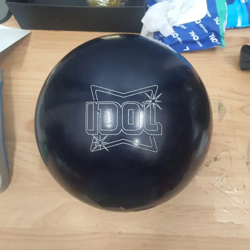 [BUNJANG] Used Bowling Ball Idol Black Two-Finger 14lb / 중고볼링공 14p 투핑거 아이돌블랙