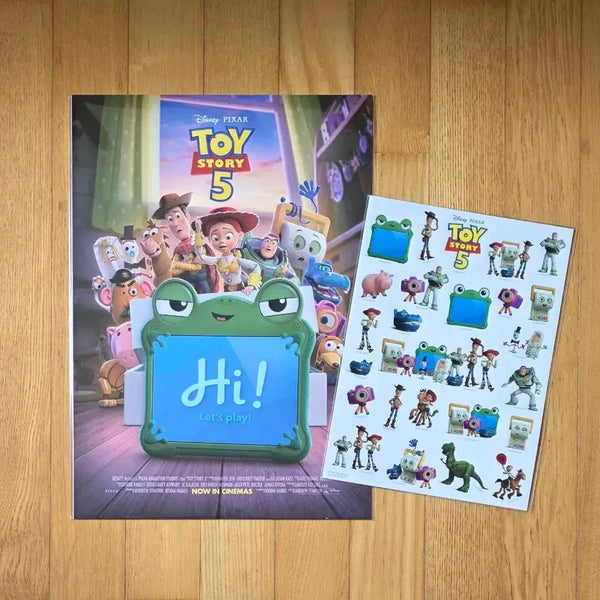 [BUNJANG] Toy Story 5 Original 5-Set A3 Poster + Sticker Set / 토이스토리5 오리지널 5종 SET A3 포스터+스티커