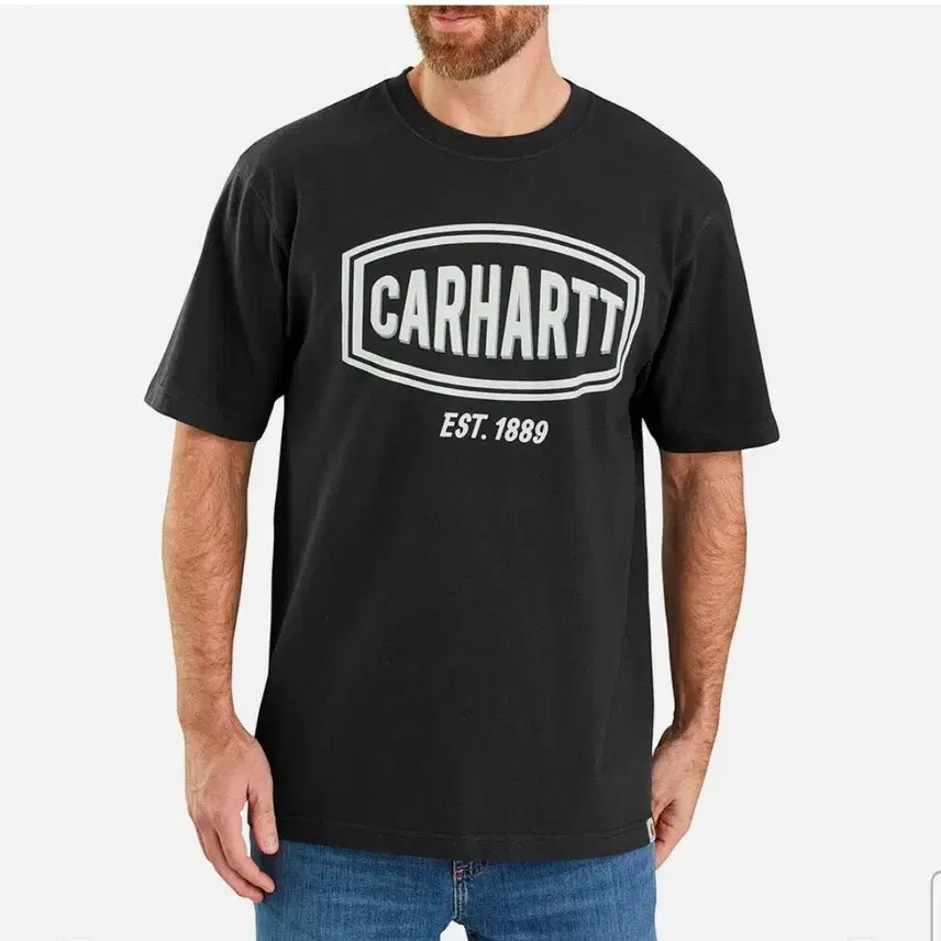 [BUNJANG] Carhartt Loose Fit Heavyweight Short Sleeve T-Shirt / L ) 칼하트 루즈핏 헤비웨이트 반팔티