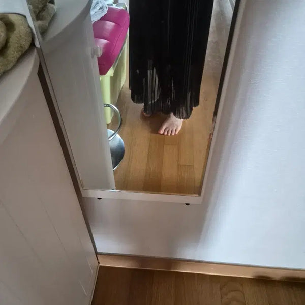 [BUNJANG] Black Pleated Long Skirt / 검정색 플리츠 롱 스커트