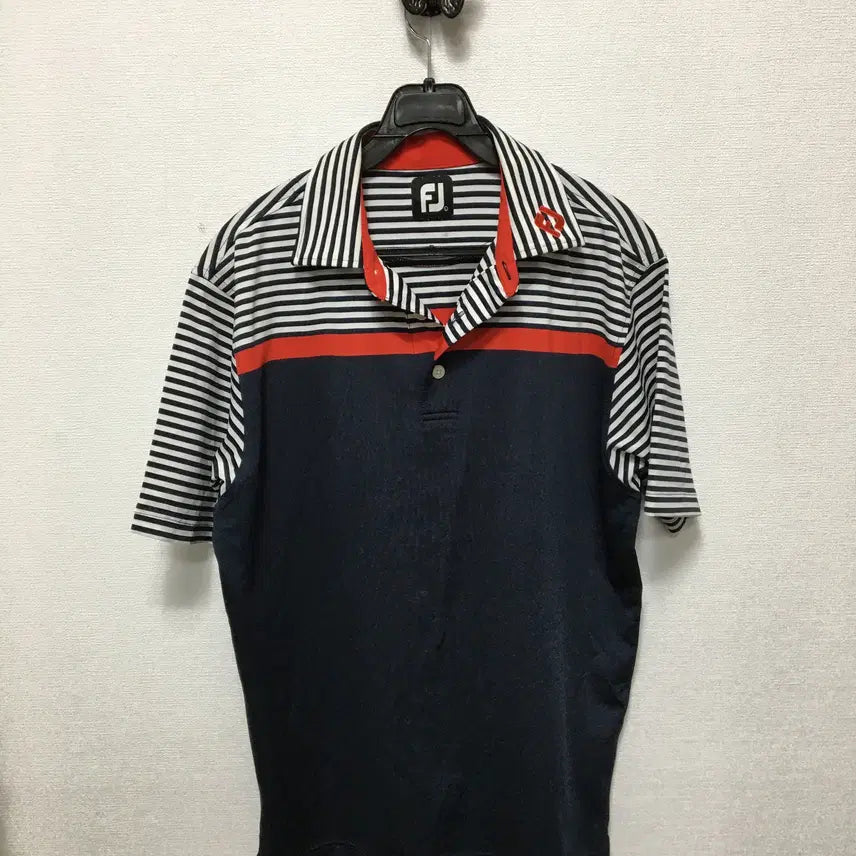 [BUNJANG] FootJoy Men's Golf Polo Shirt / FJ풋조이 남성 골프티 반팔 카라티셔츠
