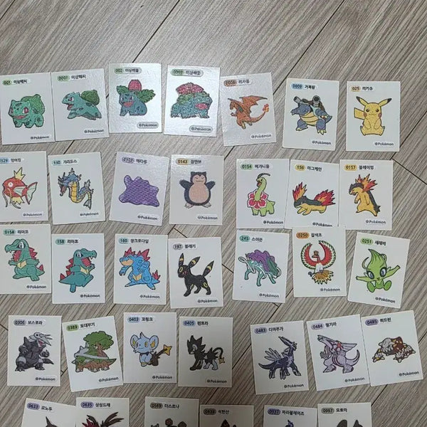 [BUNJANG] Pokemon Stickers Collection / 포켓몬 띠부띠부씰 판매