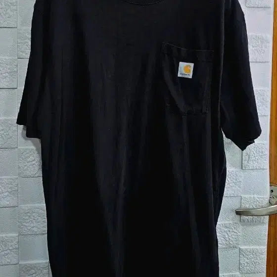 [BUNJANG] Carhartt Loose Fit Short Sleeve T-Shirt Black M / (P)칼하트 루즈핏 반팔 티셔츠 블랙 M