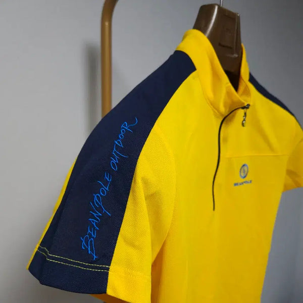 [BUNJANG] Beanpole Outdoor Women's Half-Zip Functional Short-Sleeve T-Shirt / 90 ) 빈폴 아웃도어 여성 반집업 기능성 반팔티