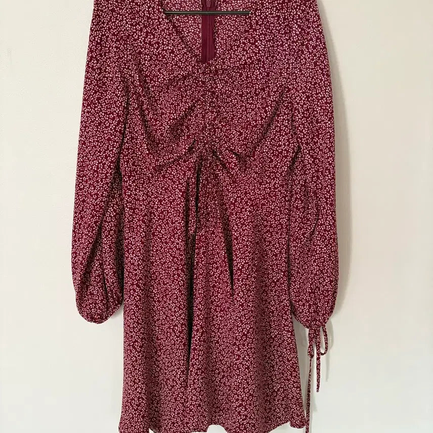 [BUNJANG] Floral Pattern Midi Dress / 플로럴 패턴 원피스