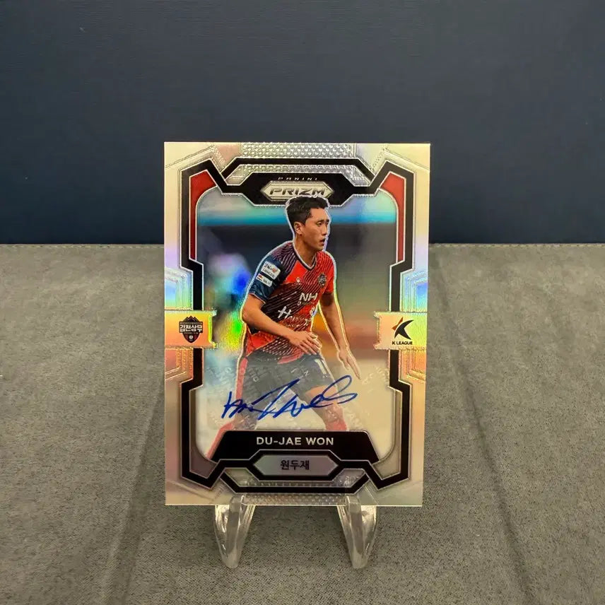 [BUNJANG] 2024 Panini K League Prism Won Du Jae Silver Auto Card #40 / K리그 프리즘 김천 원두재 40한정 실버 오토 카드 F