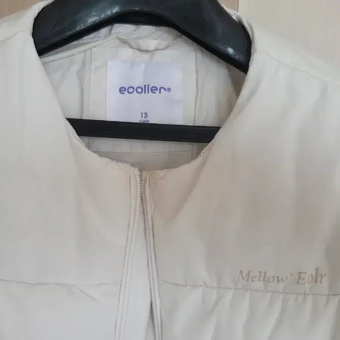 [BUNJANG] Ecolie Lightweight Padded Jacket Ivory Mellow'Eolr / 에콜리에 경량 패딩 아이보리 Mellow'Eolr