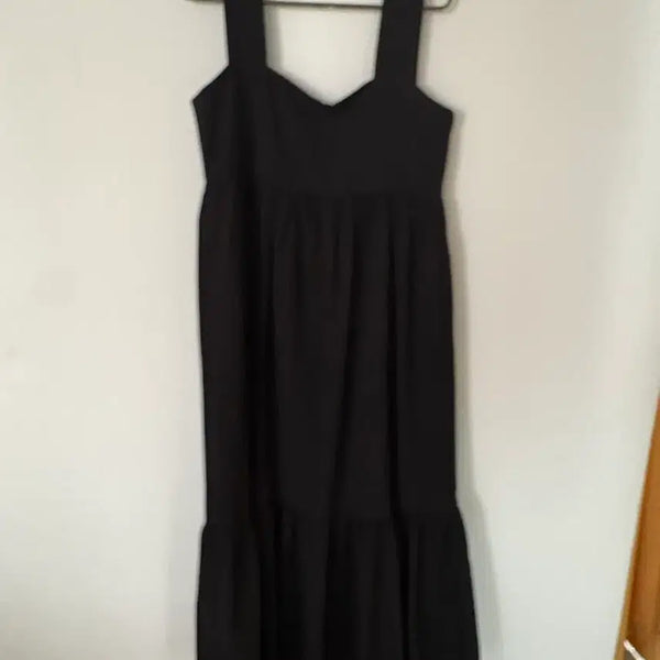 [BUNJANG] Black Long Dress / 블랙 롱원피스