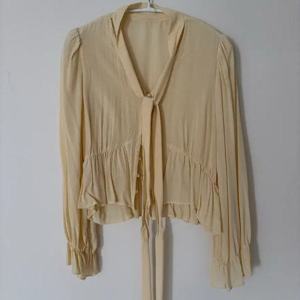 [BUNJANG] Skinny Pig Frill Blouse / [스키니피그] 블라우스