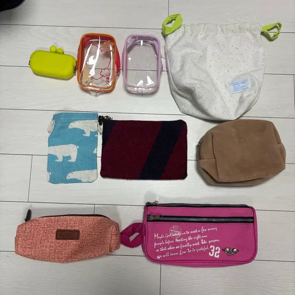 [BUNJANG] Bundle Set of 9 Pouches / 다양한 파우치 9개 일괄