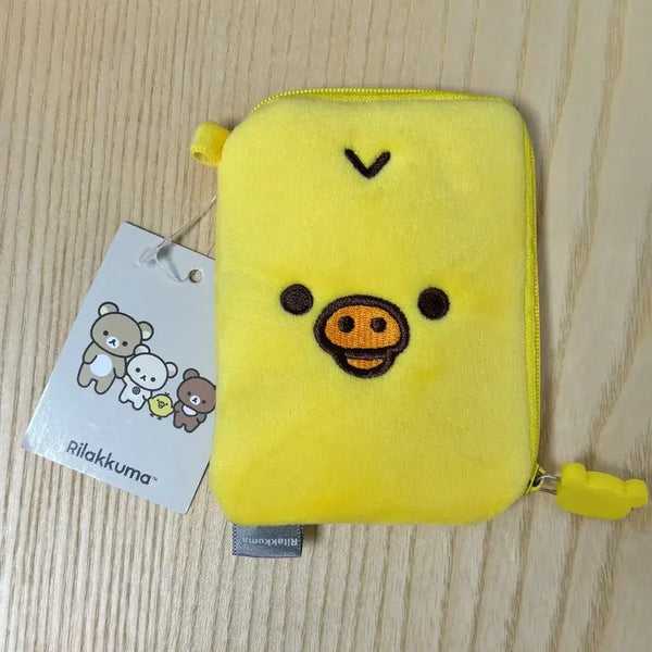 [BUNJANG] Rilakkuma Kiiroitori Piggy Mini Pouch Card Holder / 리락쿠마 키이로이토리 돼병이 미니 파우치 카드지갑
