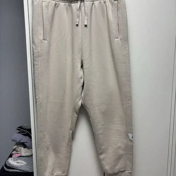 [BUNJANG] Adidas Training Fleece Pants Beige XL / 아디다스 트레이닝 기모바지 팬츠 베이지 XL사이즈